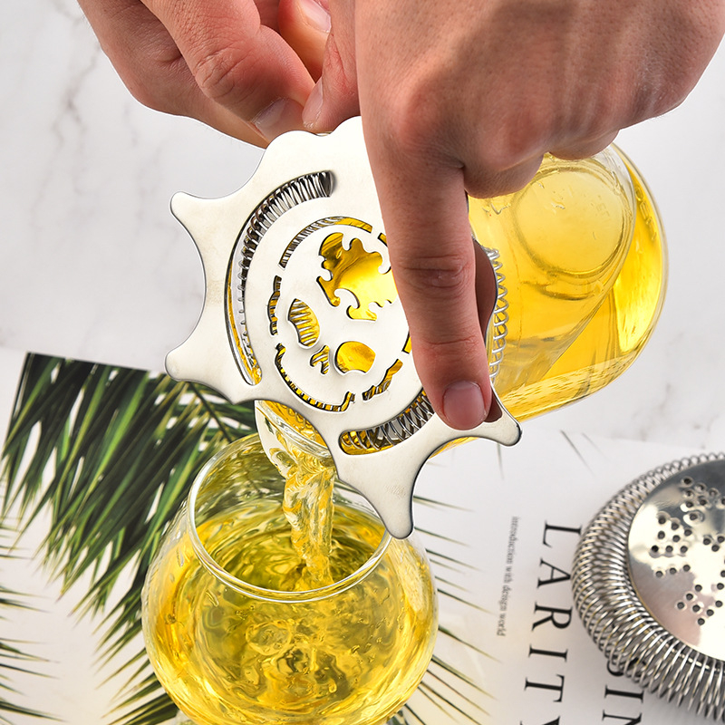 Hawthorne φίλτρο πάγου από ανοξείδωτο ατσάλι για μπαρ — 104 g, σύγχρονο μινιμαλιστικό στυλ