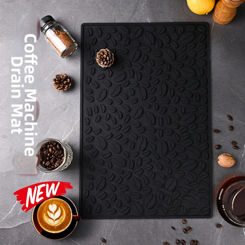 Silikónová podložka pre vodný filter, podložka na čaj a poháre, protišmyková barová podložka, izolačná odkvapkávacia podložka pre kávovar, personalizácia loga