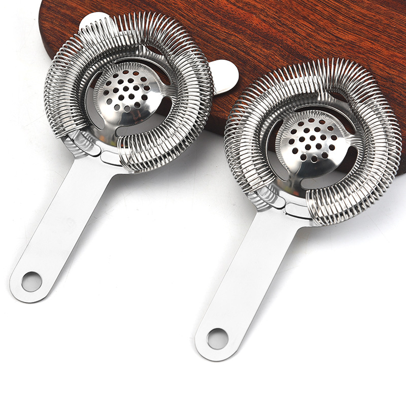 Филтър за лед за коктейли, 304 неръждаема стомана, модерен и семпъл стил, пуснат през 2020 г., тегло 100 г, опаковано в OPP пакет