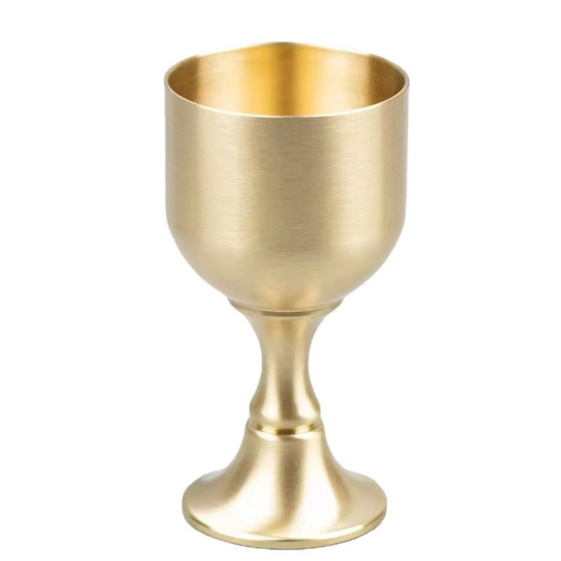 Чаша за вино, неръждаема стомана, национален стил, нов китайски стил (1-100 ml капацитет)