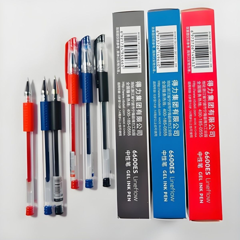 Deli Office gel pero, plastično kućište, paket od 12 komada, potpisno pero