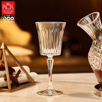 RCR кристална чаша за вино, Bordeaux стил, луксозен ретро дизайн, обем 201–300 ml