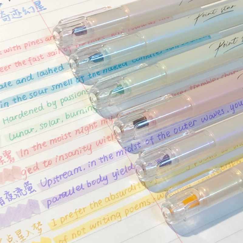 Marker highlighter s mekanom vrhom – zaštita očiju, za učenike, označavanje ključnih točaka