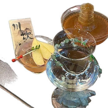 Čaša za koktele od bezolovnog kristala s elegantnim visokim profilom, kapacitet 1-100 ml, stil Novi kineski stil, pakirano u papirnatu kutiju