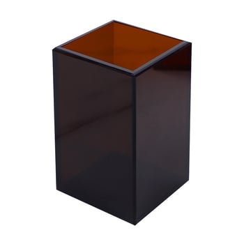 Акрилен държач за химикалки, квадратен настолен органайзер, персонализируем, без лого, налична частна марка