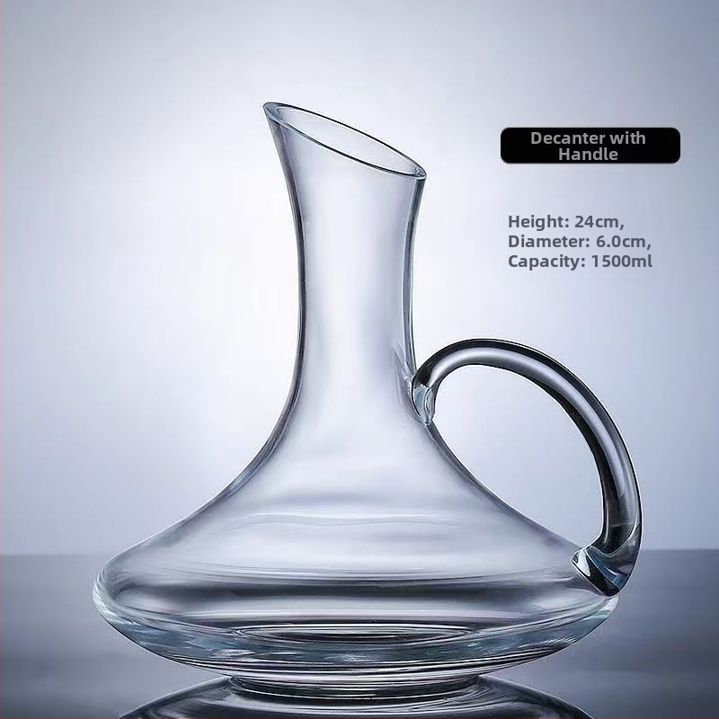 Sheng li zhuoyi sklenený dekantér s držiakom, objem 1000 ml a viac, moderný jednoduchý štýl