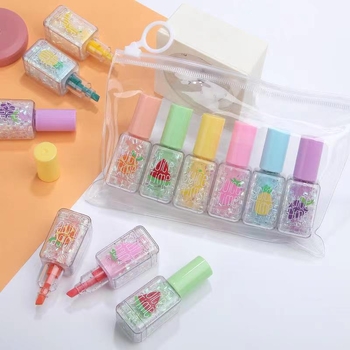 DL marker olovka set lak za nokte, plastično kućište, jednorazna OPP ambalaža, otisak loga, prilagodba dostupna