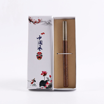 LaCrosse Vintage drveno pero za pisanje s iridijskim vrhom, sustav za mastilo (sac), otisak logotipa, mogućnost prilagodbe