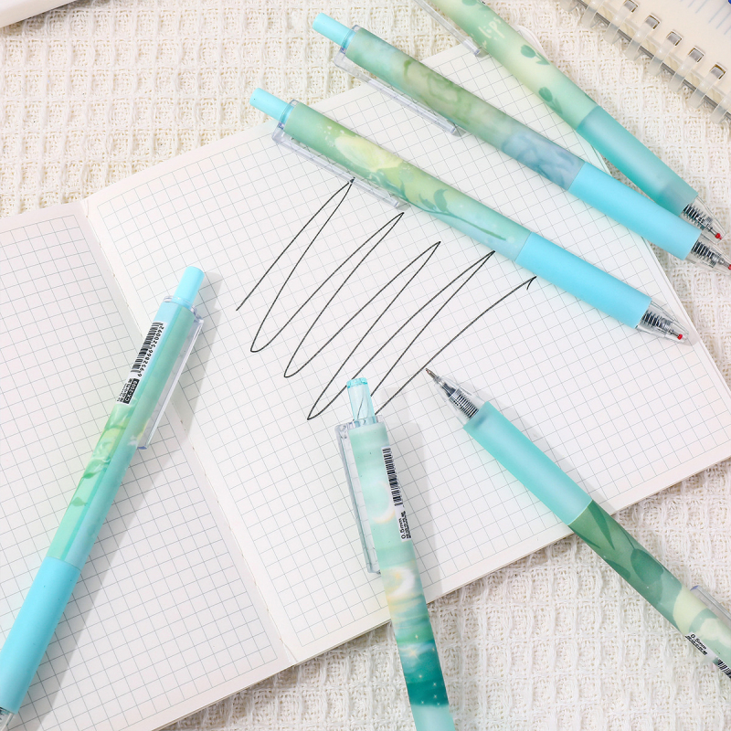 Četkasto pero za ispite (plastično kućište, neizbrisivo, vrh od nehrđajućeg čelika)