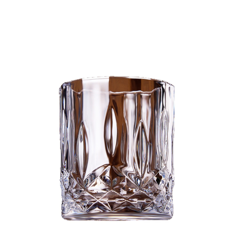 Set de șase pahare de băuturi spirtoase din cristal întărit, capacitate 1–100 ml, stil modern minimalist, posibilitate imprimare logo