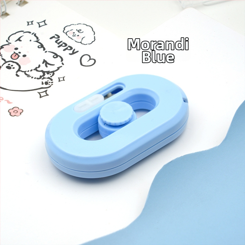 2-u-1 magnetske škare i keramički nož, prenosni mini rezač za studente, rezanje papira i otvaranje paketa