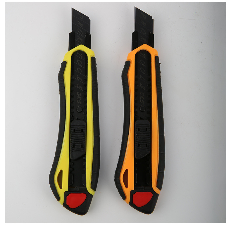 Yihui 18 mm nož za tapete i rezanje papira, višenamjenski industrijski alat, oštrica od SK čelika, oštrica 100x18x0,5 mm, prijenosan i izdržljiv