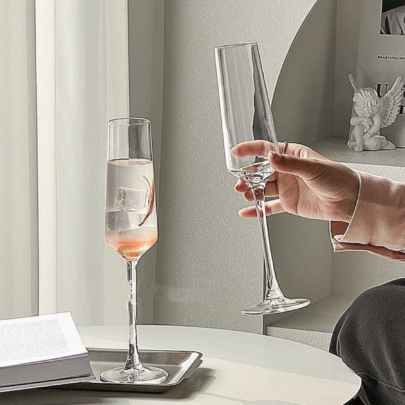 Čaša za vino od bezolovnog kristala, kapacitet iznad 1000 ml, bez logotipa, jednostavan stil, za prekogranični izvoz