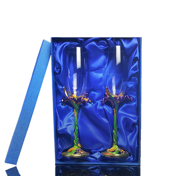Šampanjanska čaša od kristala, kapacitet 201–300 ml, 2 komada, Huayan crystal
