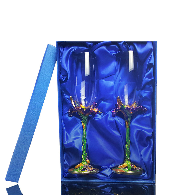 Šampanjanska čaša od kristala, kapacitet 201–300 ml, 2 komada, Huayan crystal