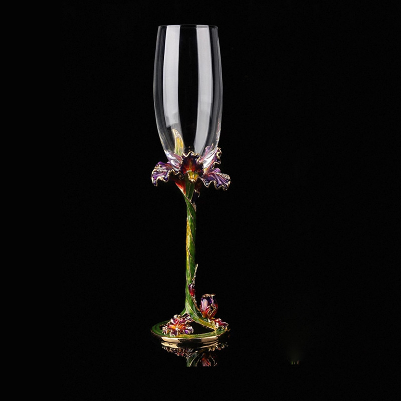 Šampanjanska čaša od kristala, kapacitet 201–300 ml, 2 komada, Huayan crystal