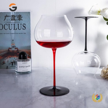 Vinska čaša od kristala | Zapremina 501–600 ml | Stil Light Luxury | Prilagodba dostupna | Mogućnost dodavanja logotipa