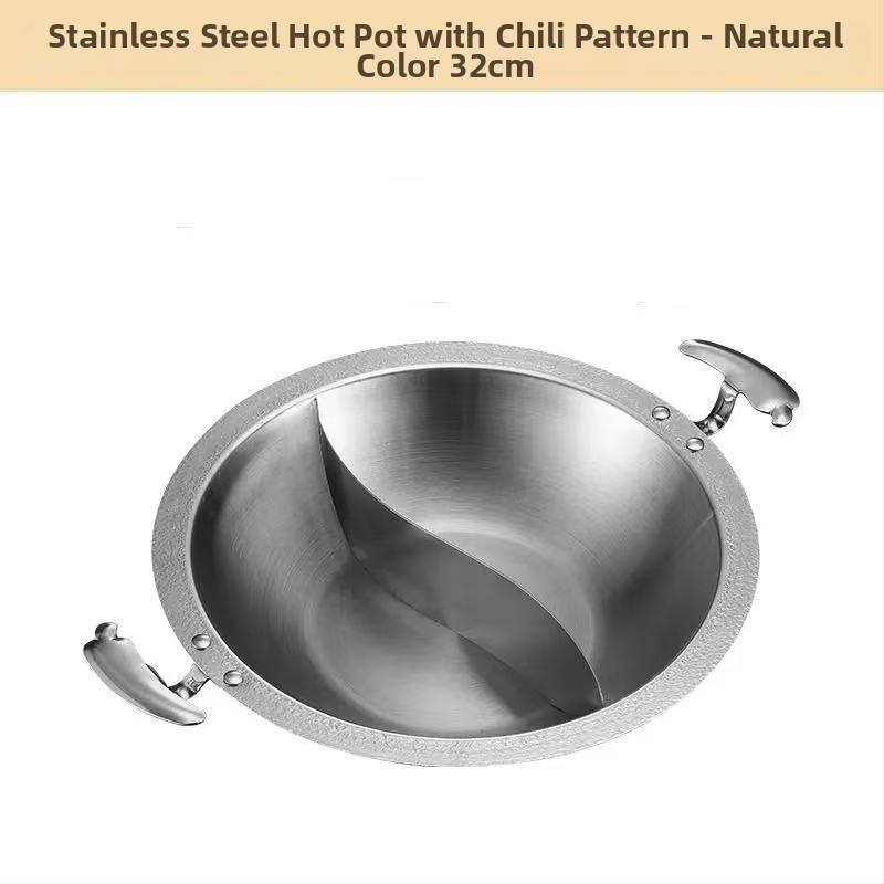 Nerezová oceľ hot pot na použitie v reštaurácii, kompatibilná s indukčnými varičmi, viacvrstvové dno, objem 2,1–10 l, hmotnosť približne 2 kg