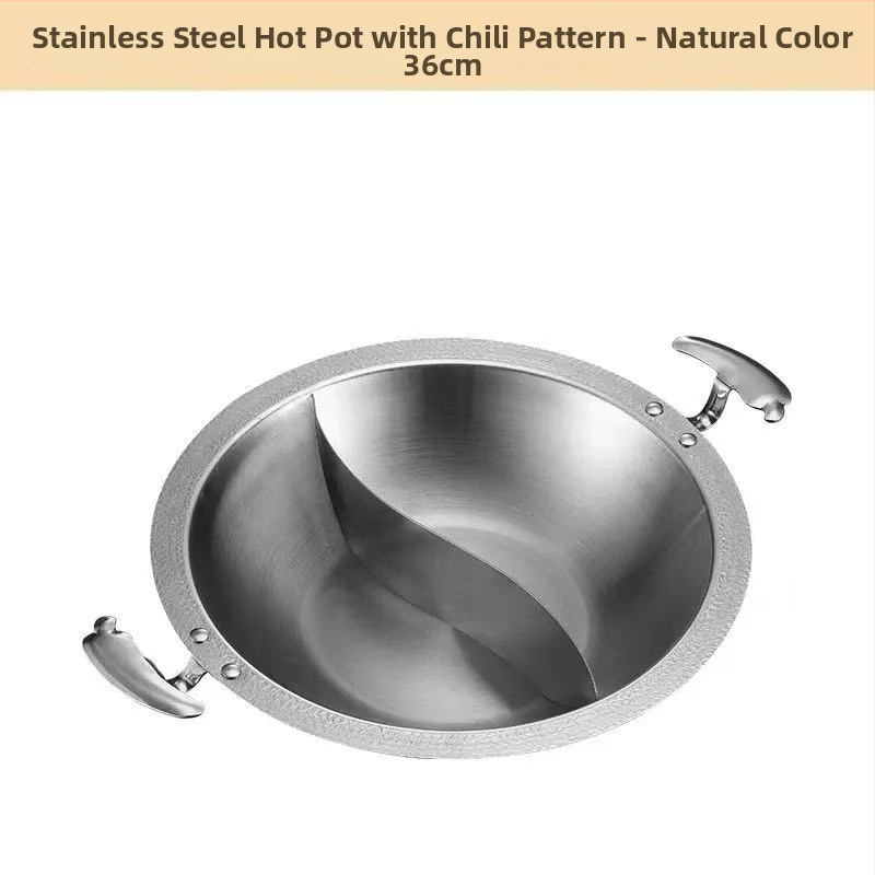 Nerezová oceľ hot pot na použitie v reštaurácii, kompatibilná s indukčnými varičmi, viacvrstvové dno, objem 2,1–10 l, hmotnosť približne 2 kg