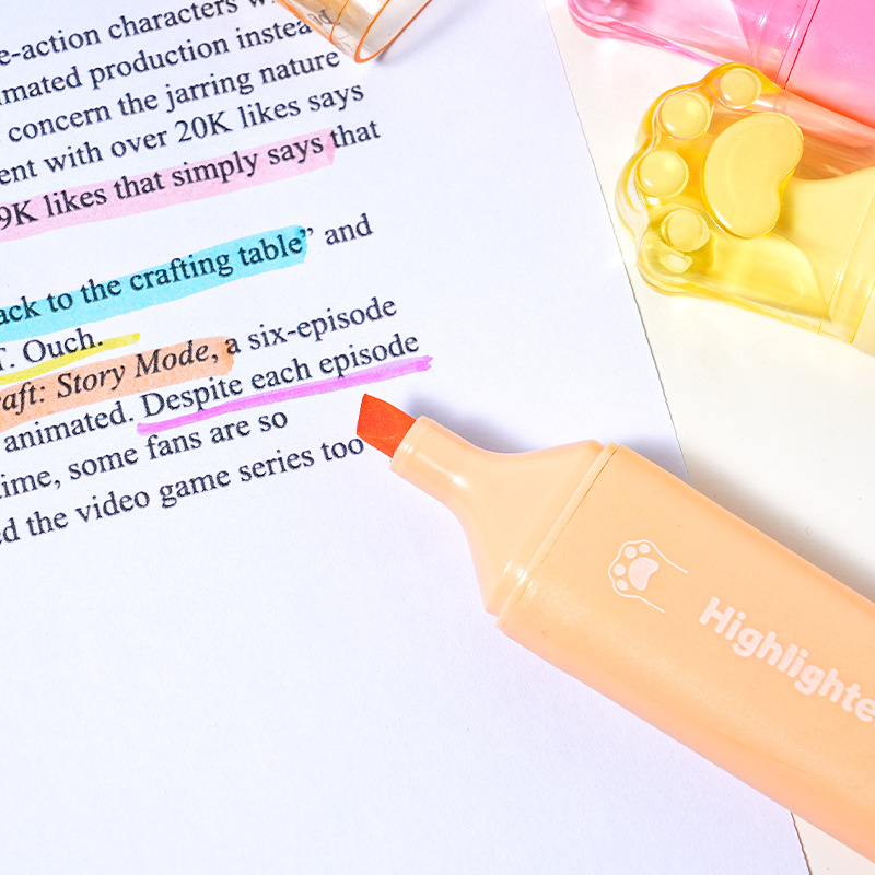 Odeme set marker za isticanje, plastično kućište, 6 komada u kutiji