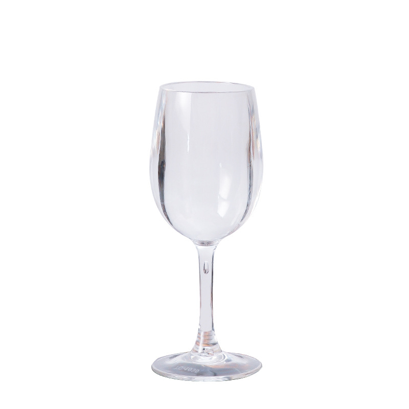 Plastična čaša za vino, moderni jednostavni dizajn; težina 90 g, jednostavno pakiranje, mogući tisak logotipa