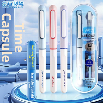Touchstone DS-7155 Time Capsule fountain pen, bez prskanja, tanak EF vrh