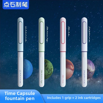 Touchstone DS-7155 Time Capsule fountain pen, bez prskanja, tanak EF vrh