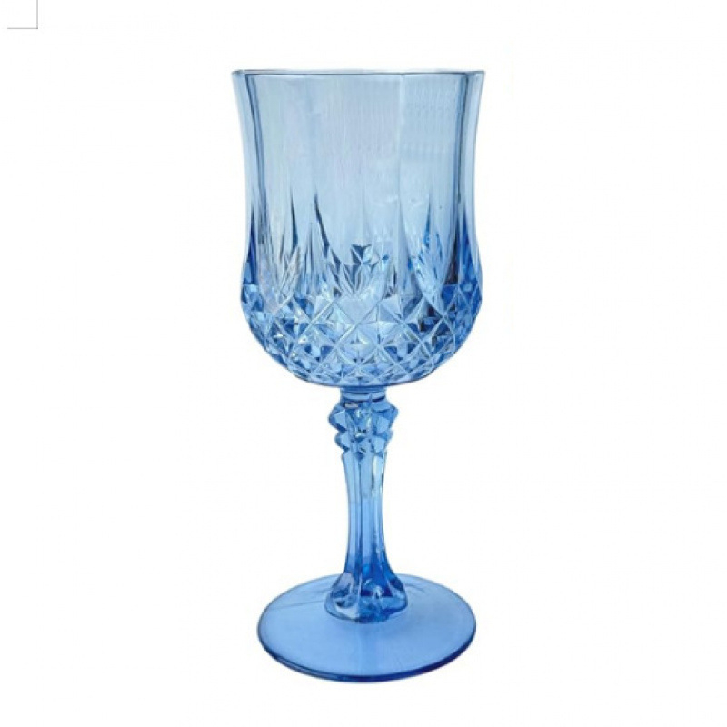 Plastična čaša za vino s dijamantnim uzorkom, luksuzna plastična čaša, 201–300 ml