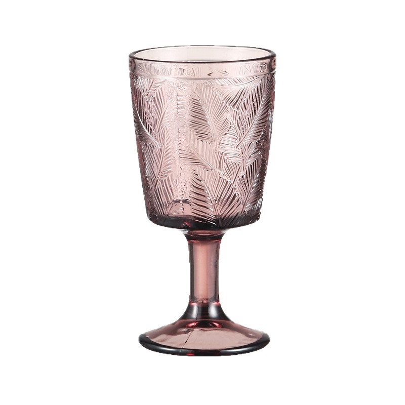 Čaša za crveno vino, stakleni materijal, kapacitet 301–400 ml, boemski stil i luksuzni retro dizajn, mogućnost tiskanja logotipa, pakiranje u papirnatoj kutiji