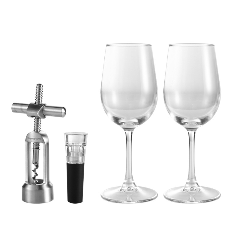 Винен отворител от неръждаема стомана 304 — ръчен луксозен комплект за вино, марка Elephant Star, печат на лого, лицензируем частен етикет