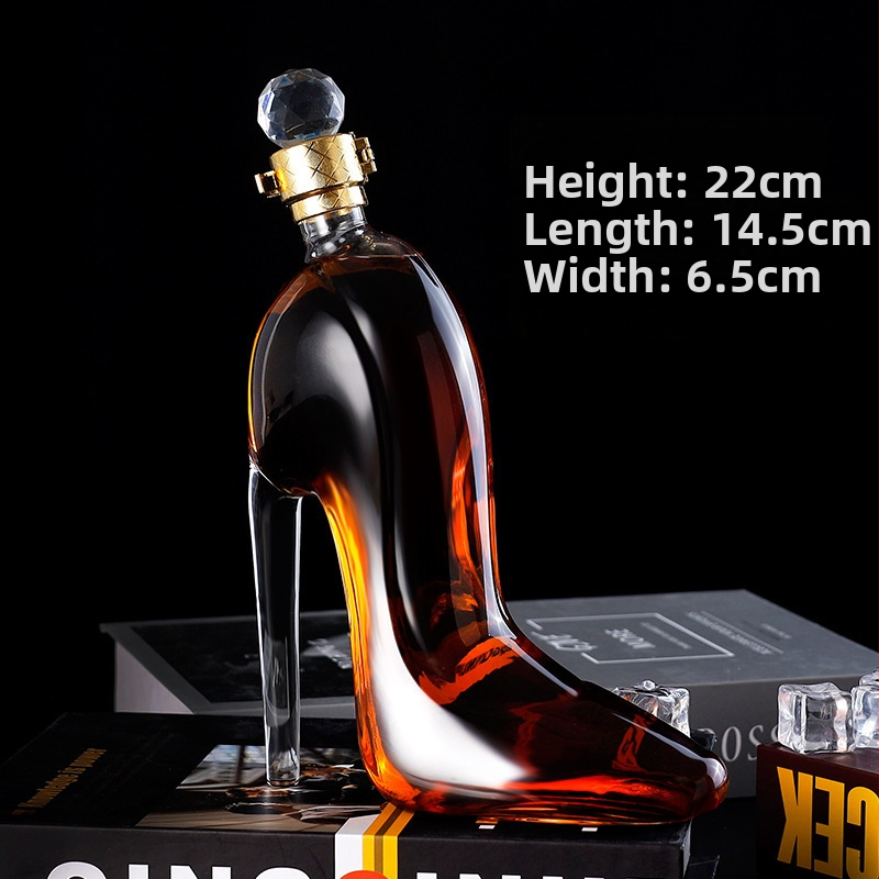 Dekanter – Sklo, kapacita 901–1000 ml, moderný minimalistický štýl, Huaqi Glass – set