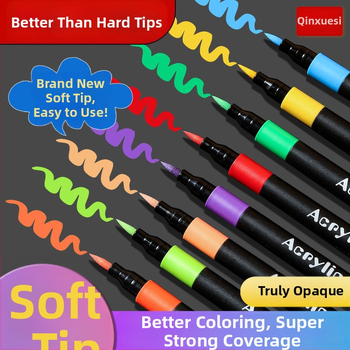 Set akrilnih markera s mekim vrhom - Qinxuesi, artikl 1, osnovno pakiranje