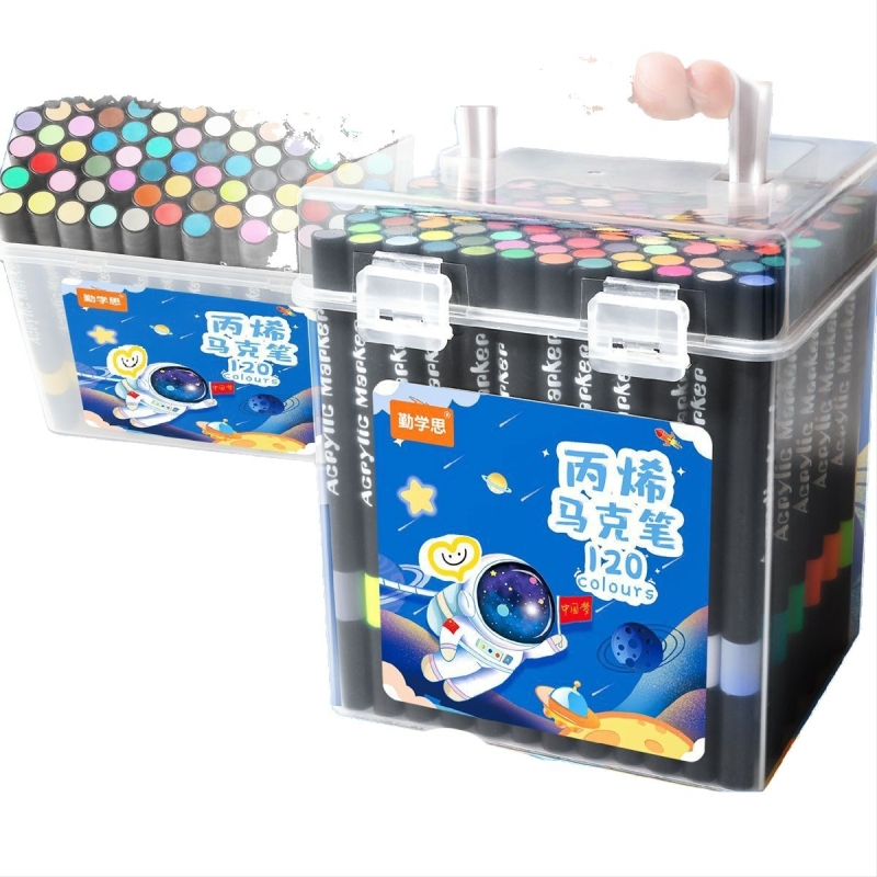 Set akrilnih markera s mekim vrhom - Qinxuesi, artikl 1, osnovno pakiranje