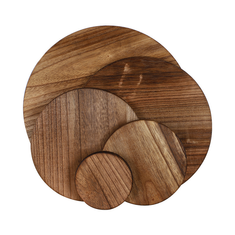 Ornament de atârt din lemn – bucată de lemn goală rotundă, pătrată sau dreptunghiulară – Yu ke – stil modern minimalist