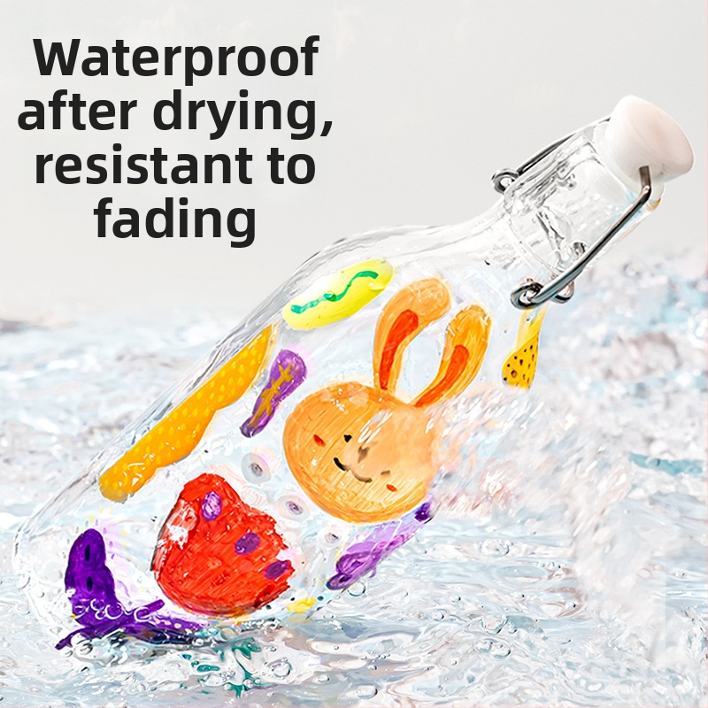 Deli akrilni marker za umjetnost, za školu, 36 zamjenskih punjenja, osnovno pakiranje