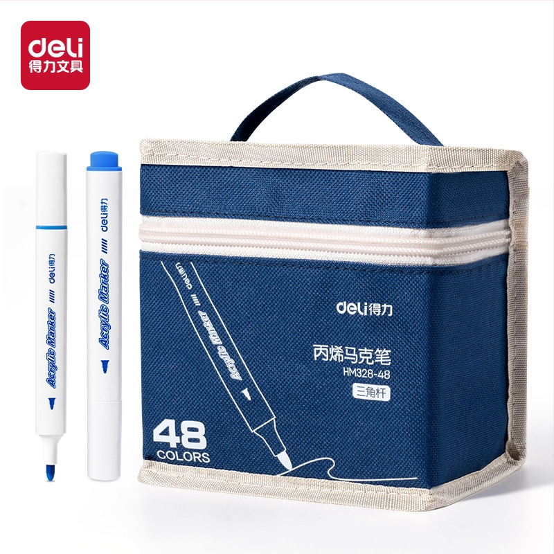 Deli akrilni marker za umjetnost, za školu, 36 zamjenskih punjenja, osnovno pakiranje