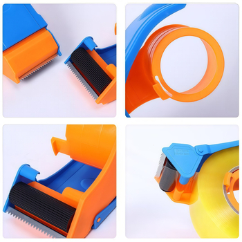 Plastični zatvarač kutija, Thickened model, za traku do 60 mm, proziran rezač, pogodan za brtvljenje i pakiranje