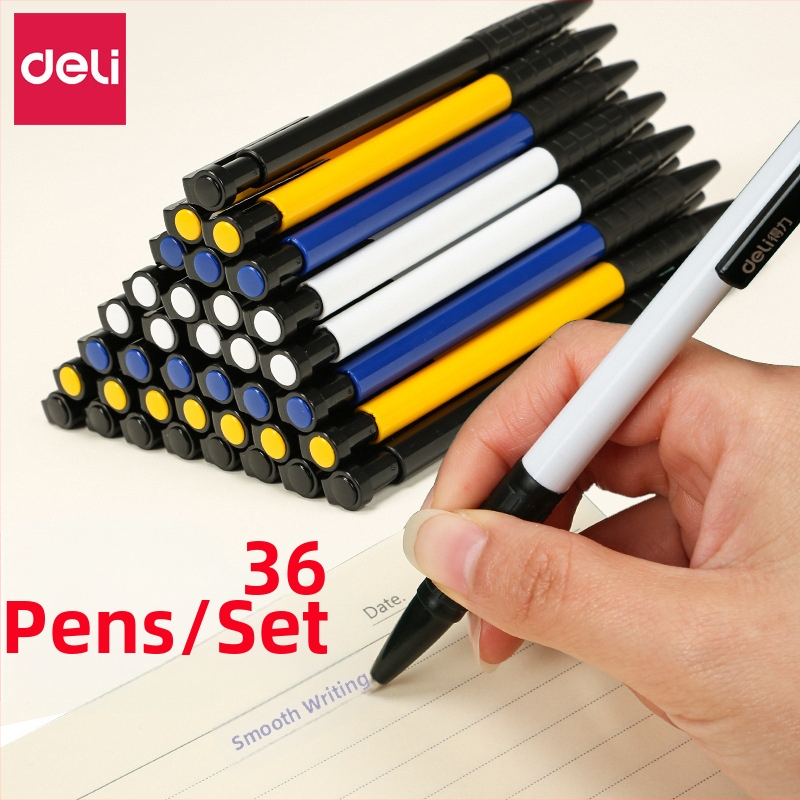 Deli 6546 kuglična olovka, 0,7 mm, 36 komada u kutiji