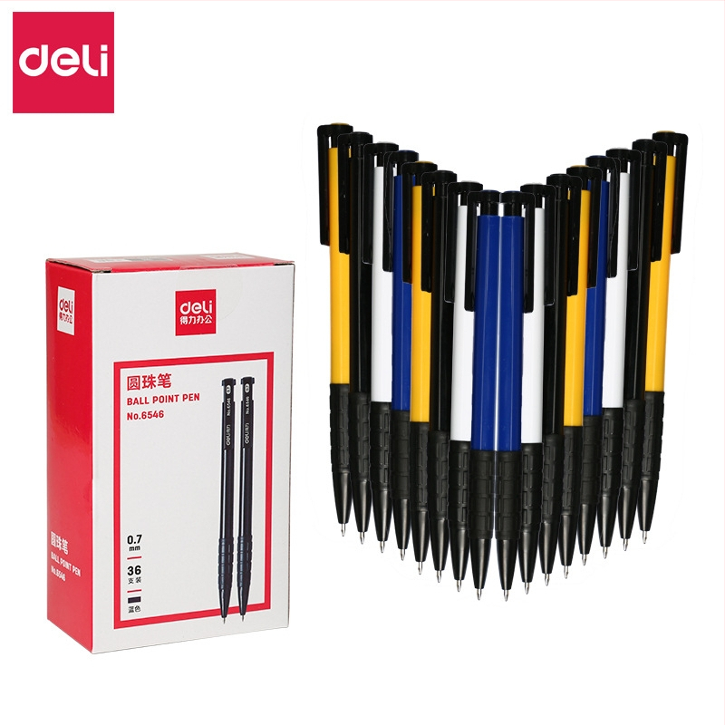 Deli 6546 kuglična olovka, 0,7 mm, 36 komada u kutiji
