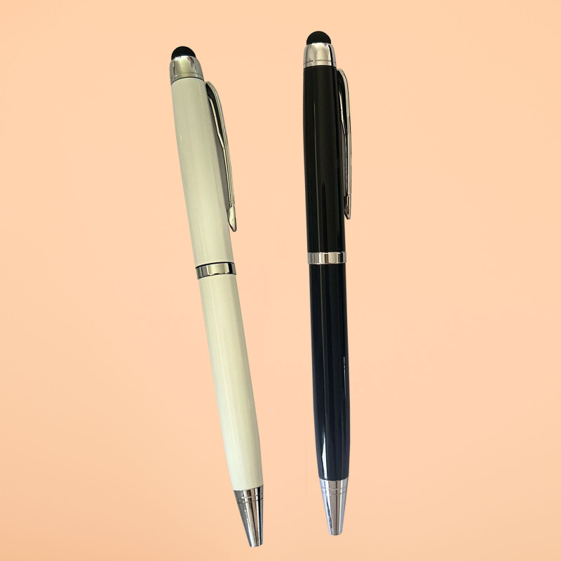 Si ruite Swirl stylus za dodirni zaslon, metalna šipka, 29 g, 2-u-1 kapacitivna glava