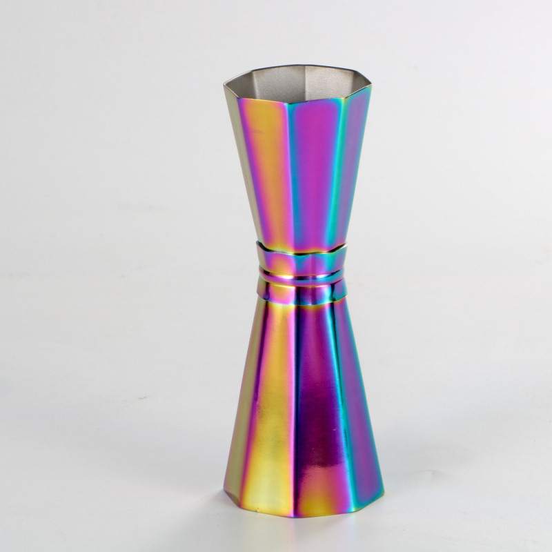 Džiger za koktele od nehrđajućeg čelika, kapacitet 30/45 ml, moderni minimalistički stil, težina 70 g, Nobson marka
