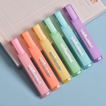 Weiyahui glitter marker za učenike, šareni istakivač za dnevnik
