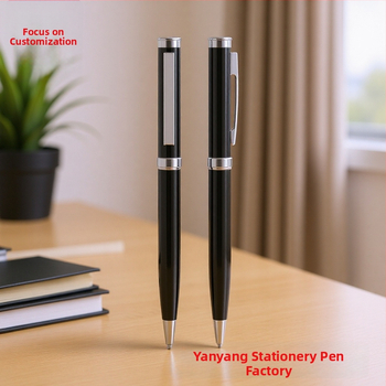 Yanyang forgó rozsdamentes acél golyóstoll – logó nyomtatás elérhető, nem importált