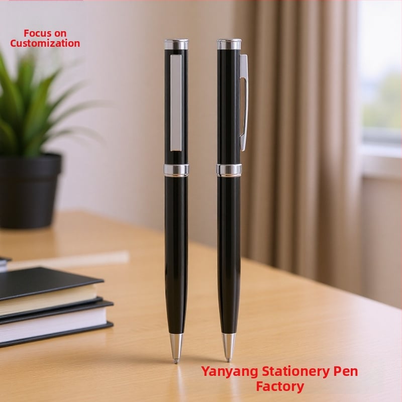 Yanyang forgó rozsdamentes acél golyóstoll – logó nyomtatás elérhető, nem importált