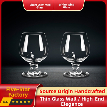 Crystal Eagle ólommentes kristály borospohár, 201–300 ml, modern egyszerű stílus, tulipán logó nyomtatva