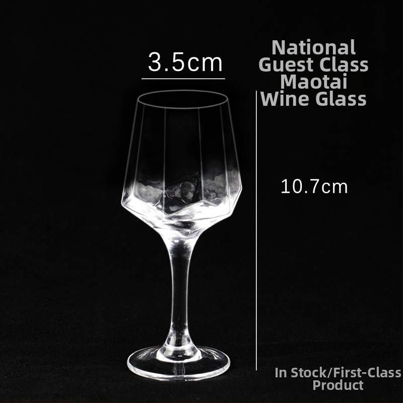 Crystal Eagle ólommentes kristály borospohár, 201–300 ml, modern egyszerű stílus, tulipán logó nyomtatva