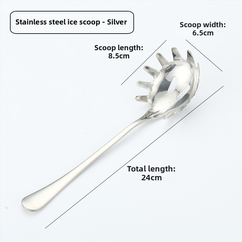 Kbelík na ľad pre bar so sitom na ľad a súpravou lyžíc na ľad (kocky a gule ľadu)
