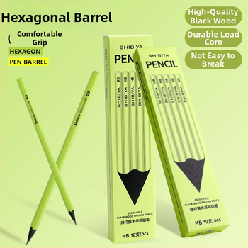 Fából készült ceruza 2B grafitmaggal általános iskolai és óvodai használatra