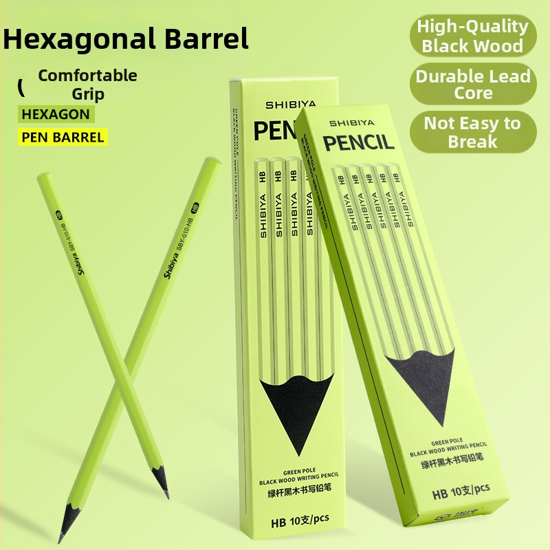 Fából készült ceruza 2B grafitmaggal általános iskolai és óvodai használatra