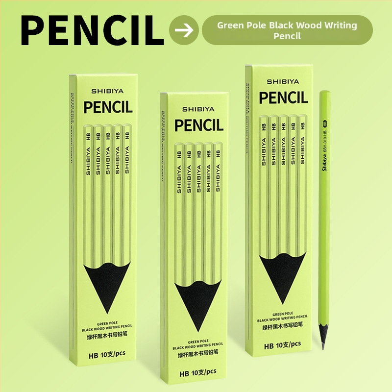 Fából készült ceruza 2B grafitmaggal általános iskolai és óvodai használatra